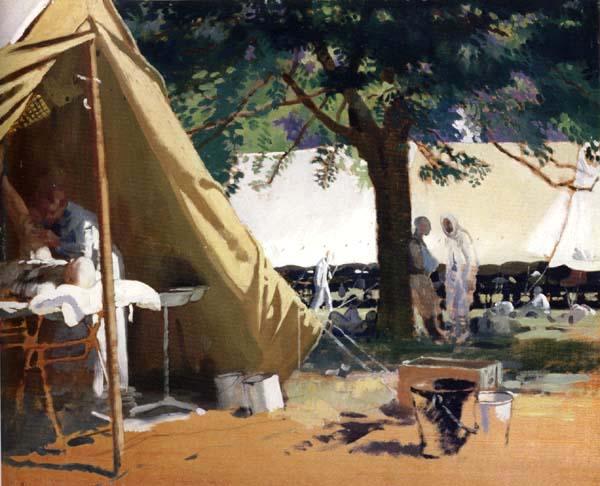 Sir William Orpen German Sick,Captured at Messines,in a Canadian Hospital oil painting image